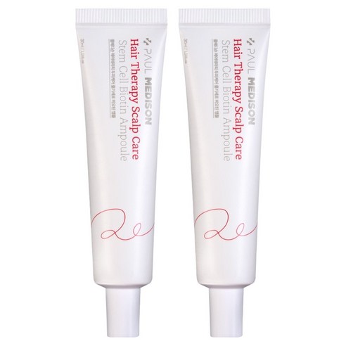 폴메디슨 헤어테라피 두피케어 줄기세포 비오틴 앰플, 2개, 30ml