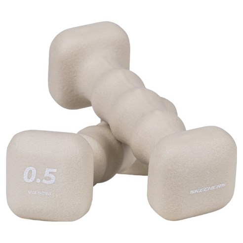 스케쳐스 플로우 사각 아령 덤벨, 0.5kg, 1세트
