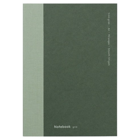 페이퍼리안 에피소드 A6 그리드 노트북, 포레스트, 1개