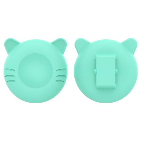 KODACHIEF 반려동물 에어태그 고양이 케이스, 캣 민트, 2개