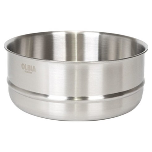올비아 스텐304 무연마 채반 찜기, 18cm, 1개