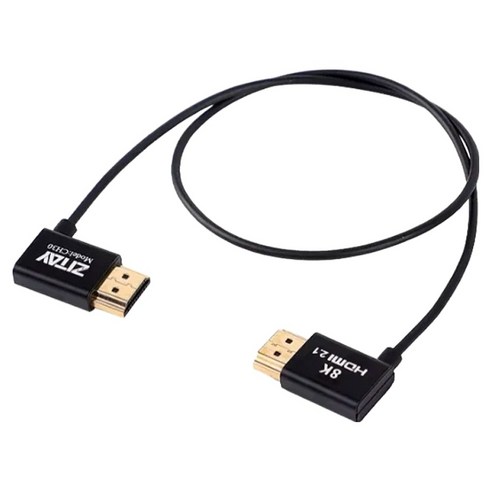 지테이 HDMI to HDMI 8K 케이블 2.1 라이트앵글 50cm, 1개, CH30