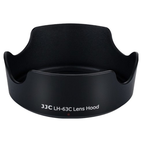 JJC 캐논 RF-S 14-30 24-50 EF-S 18-55 렌즈 후드 원형, LH-63C(BLACK), 1개