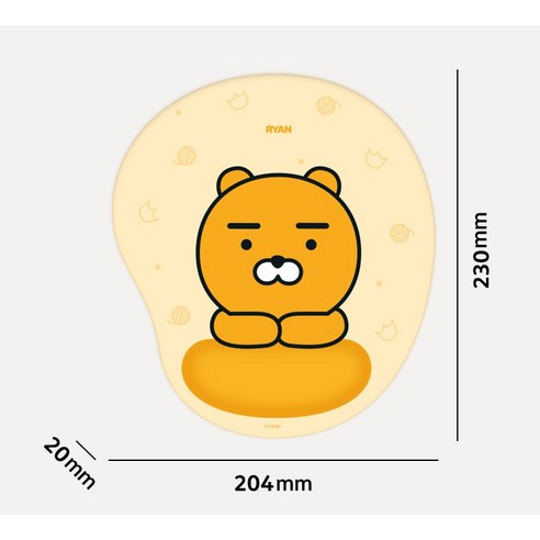 카카오프렌즈 쿠션 마우스패드 후기 분석 - 다양한 캐릭터 라인업