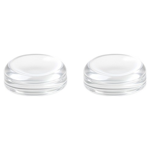 스페이스쉴드 닌텐도스위치 2 조이콘 호환 퓨어 투명 젤리 스키니 스틱 캡, 2개
