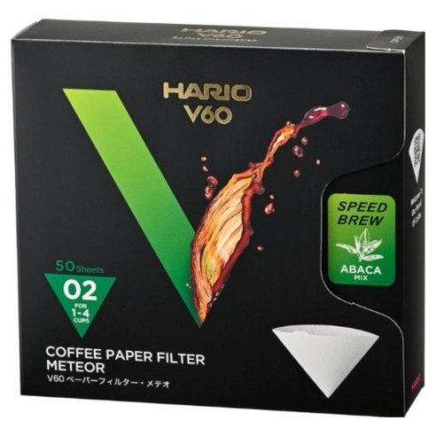 하리오 V60 메테오 종이필터 02MT, 50개입, 1개