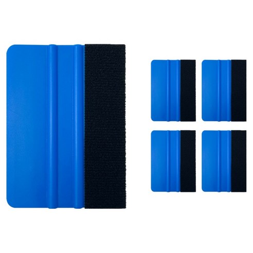 월드크린 사각헤라 썬팅 스퀴지, 5개, 블루