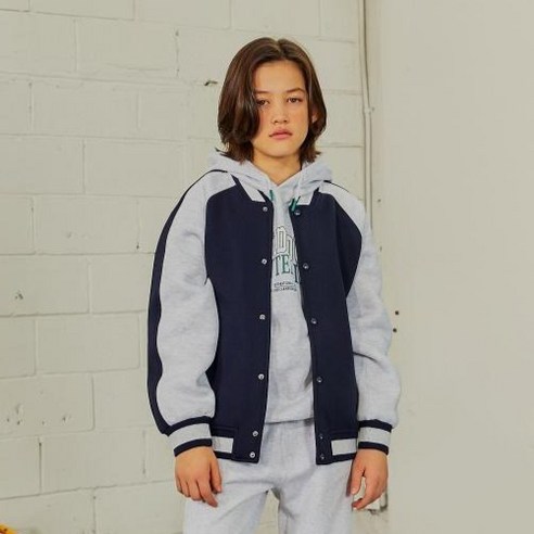 에스핏 남아용 라벨 야구 점퍼