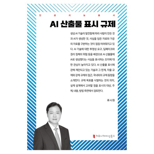 AI 산출물 표시 규제, 커뮤니케이션북스, 류시원