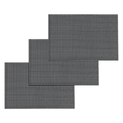 코히모 DIY 가방 부자재 옆판 밑판 메쉬보드 42 x 60 cm 5W0488, 블랙, 3개