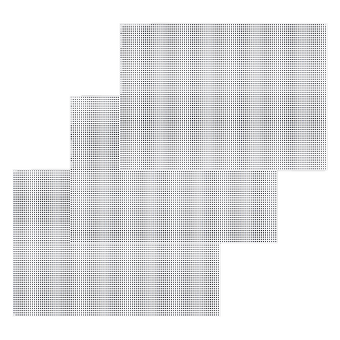 코히모 DIY 가방 부자재 옆판 밑판 메쉬보드 42 x 60 cm 5W0488, 화이트, 3개