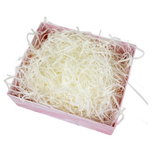 세븐집 종이 스타핑 선물 포장 완충재 쵸핑지 500g, 크림화이트, 1개