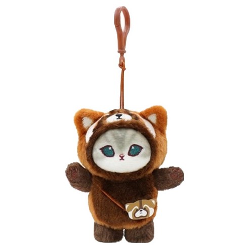 모후샌드 동물 코스튬 인형 키링, 9cm, 레서판다, 1개