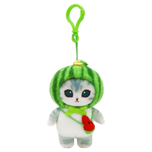 모후샌드 과일 코스튬 인형 키링, 수박, 1개, 9cm