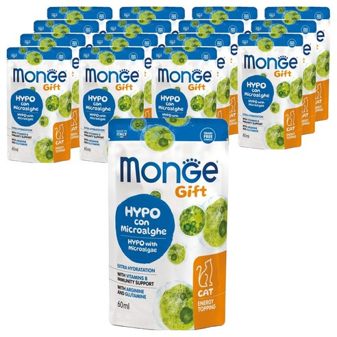 몬지 기프트 캣 하이포 종합면역 케어 영양제, 60ml, 종합영양제, 16개
