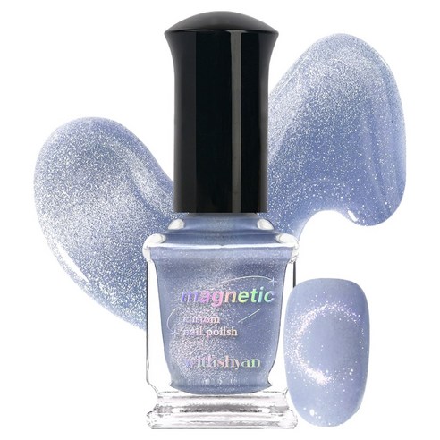 위드샨 커스텀 마그네틱 자석 네일 폴리쉬, 06 아쿠아벨, 9ml, 1개