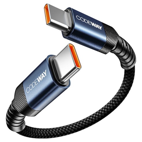 코드웨이 C타입-C타입 초고속충전 데이터 숏 케이블 솔직 후기 | 실사용자 리뷰 분석 - 상품 이미지 1