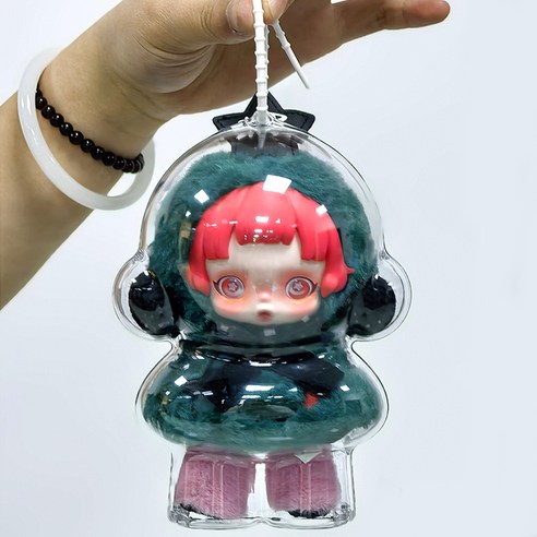 칠시 스컬판다 케이스, 15.4cm, 투명, 1개