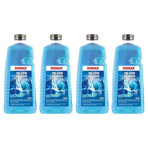 소낙스 더 뷰 아이스 프레쉬 워셔액, 2L, 4개