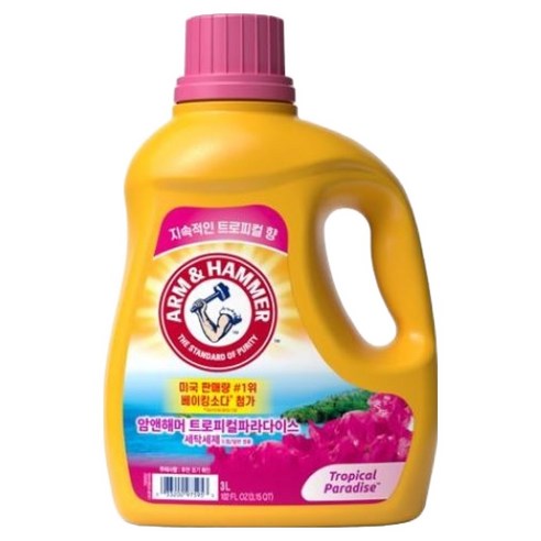 암앤해머 트로피컬 파라다이스 액상세제 본품, 3L, 1개