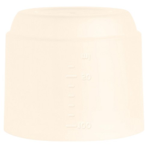 마더케이 일회용 젖병 계량캡, 크림, 100ml, 1개