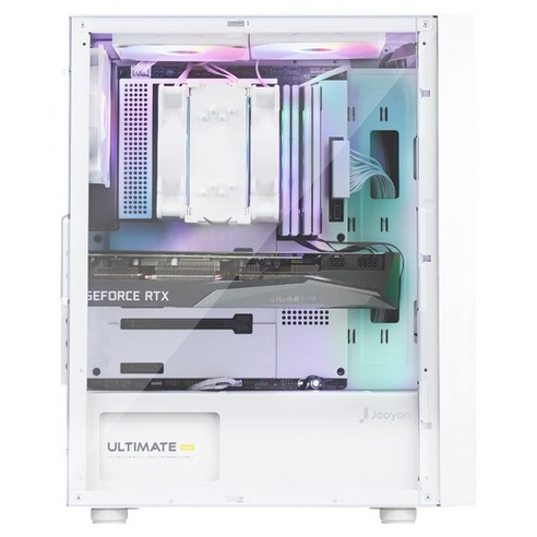 주연테크 2025 카운터 D4 라이젠5 라이젠 7000 시리즈 라데온 RX 9070 XT, 화이트, 16GB, 512GB, WIN11 Home, D475F97XTW-W