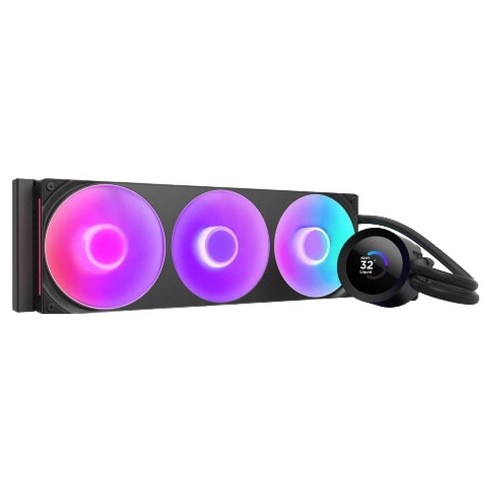 NZXT 수냉 CPU 쿨러, BLACK, 1개, Kraken Plus 360 RGB