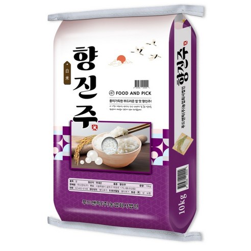 푸드앤픽 향진주쌀 구수한 향미, 10kg, 1개, 특등급