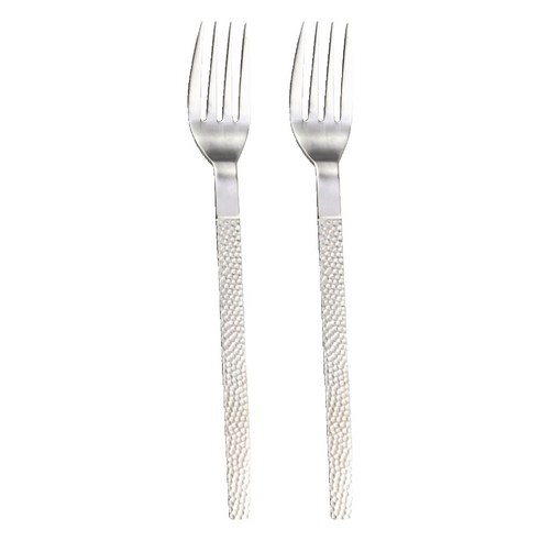 보겐 국내생산 해머글로우 커트러리 디너포크, 실버, 2개