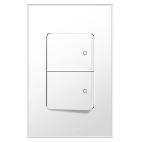 보에담 스위치 2구 1로 점프선 내장 스노우화이트, 1개