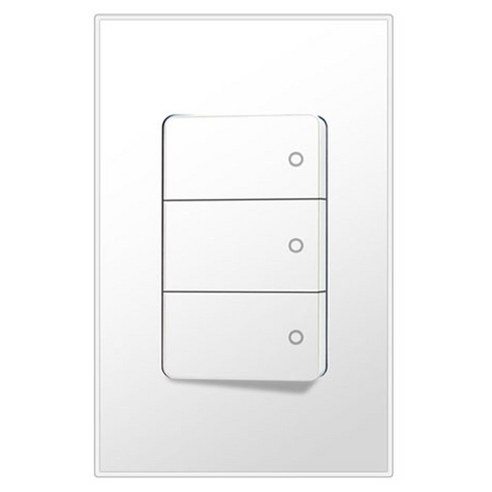 보에담 스위치 3구 1로 점프선 내장 스노우화이트, 1개