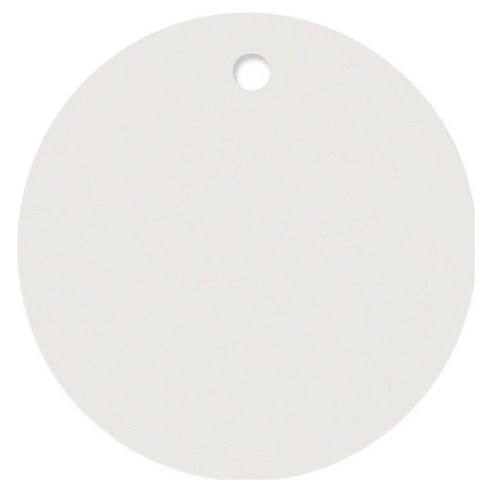 아이엔피 원형 무지라벨택 5cm, 화이트, 200개