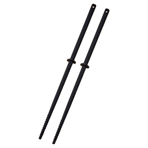 모던하우스 바닥에 닿지 않는 실리콘 요리 젓가락, 블랙, 1개
