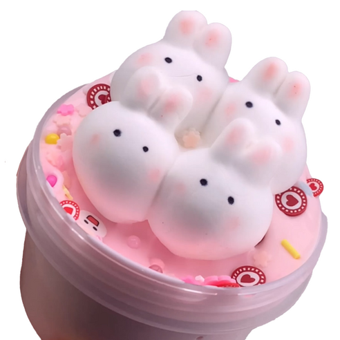 에밀리슬라임 모찌모찌 버터 슬라임, 핑크, 250g, 1개