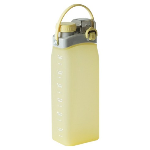 무디타 리본제이 플래티넘 실리콘 롤업 텀블러, 옐로우, 600ml, 1개
