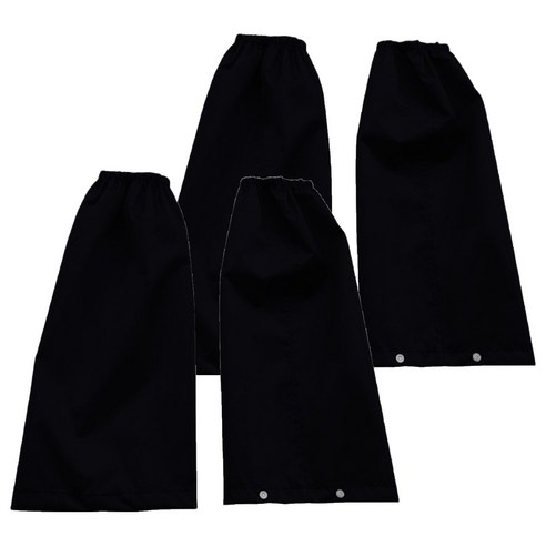 아워웍스 등산 자전거 방수 발토시 레그워머 2p, 블랙, 2개