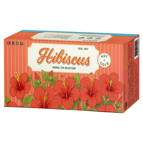 대한다업 히비스커스차, 1.8g, 1개, 100개입