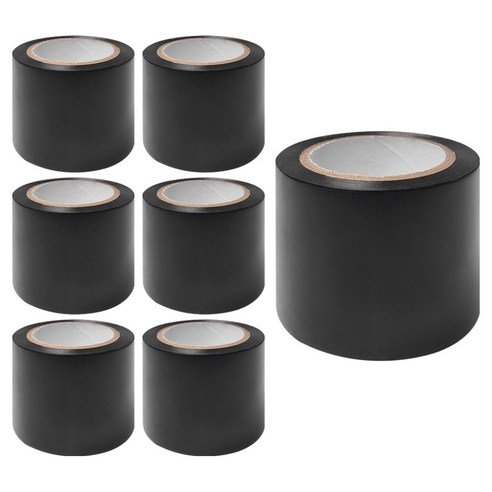 월드크린 넓은 폭 전기 테이프 검정 50mm x 10m, 7개