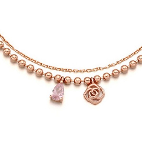 로즈몽 RC0320 실버 팔찌로 당신의 손목에 은은한 아름다움을 더하세요.