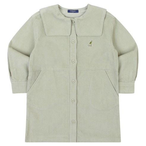 캉골키즈 유아용 스퀘어 카라 포인트 코듀로이 원피스 OD 2001