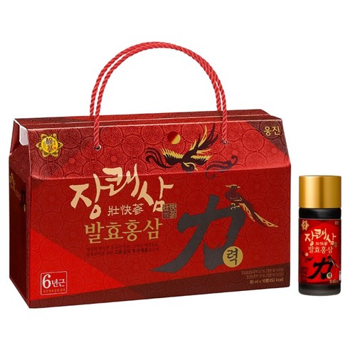 장쾌삼 발효홍삼력 10p, 1개, 850ml