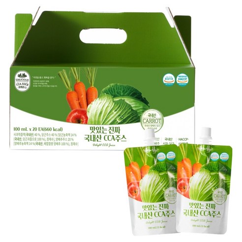 유기농마루 정품 맛있는 진짜 국내산 CCA 주스 2L, 1박스 실사용 후기 | 효과 있을까? - 상품 이미지 1