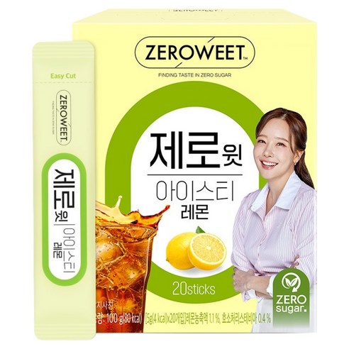 제로윗 펄세스 아이스티 레몬, 5g, 1개, 20개입