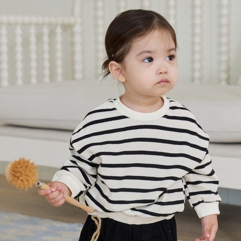 베베나인 유아용 보니 맨투맨