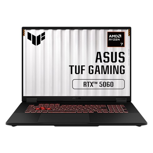 에이수스 2025 TUF 게이밍 A18 라이젠7 지포스 RTX 5060, 예거 그레이, 1TB, 16GB, Free DOS, FA808UM-S8031
