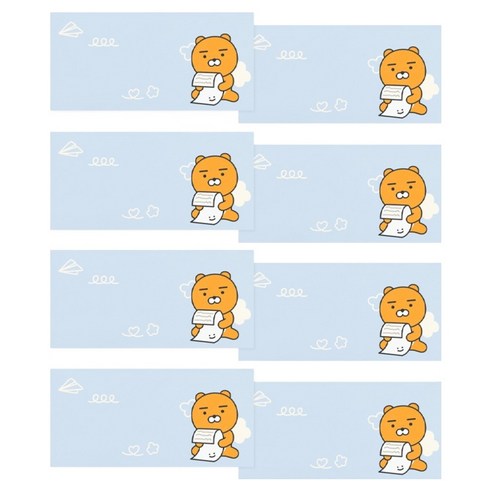 카카오프렌즈 가로형 봉투, 라이언, 24개