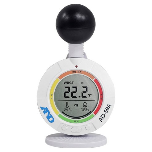 에이엔디 AND 디지털 WBGT 모니터 온습도계 AD-59A, 1개