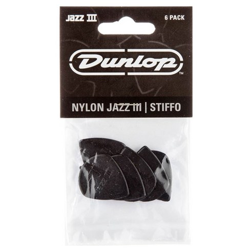 Dunlop 피크 나일론 재즈3 RED 47P3S 6p, 1개