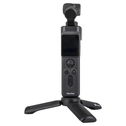 페이유테크 4K 분리형 브이로그 미니 짐벌 포켓3 액션캠 + Remote Handle 세트, 블랙