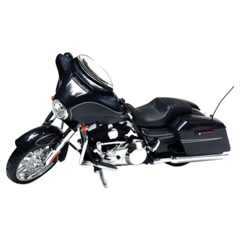 마이스토 1:12 할리데이비슨 2015 Street glide special 바이크 다이캐스트 모형, 블랙, 1개
